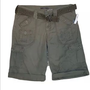 Women’s Apt 9 Army Green Bermuda Cargo Short